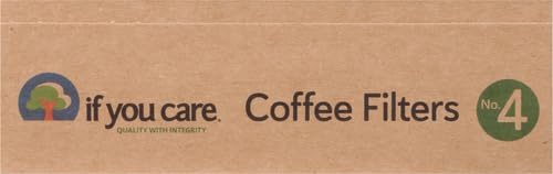 If You Care # 4 Cone Shaped Unbleached All Natural Compostable Coffee Filters, 100 Count (Pack of 1), Chlorine Free