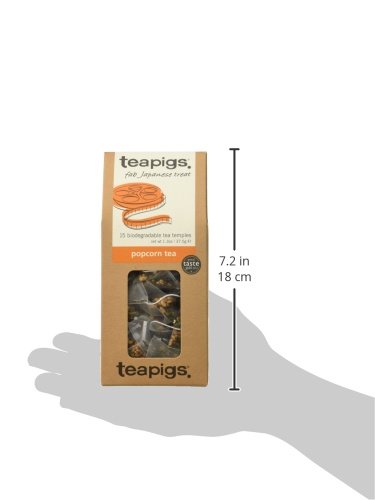 Teapigs Popcorn Herbal Tea Bags Made With Whole Leaves (6 Packs of 15 Tea bags)