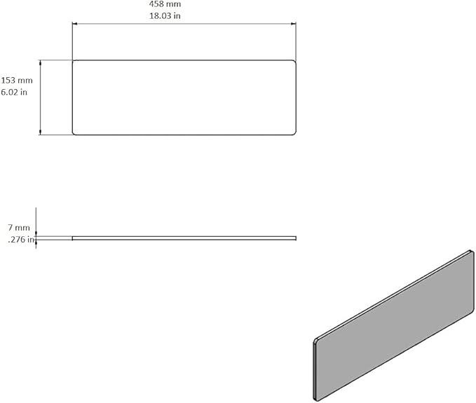 Rattleware 18" x 6" Premium Tamping Mat – Heat Resistant Non Slip Rubber Packing Surface for Espresso Bars, Coffee Counters – Protects Countertops and Keeps Workspace Clean