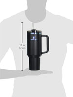 Load image into Gallery viewer, Stanley Quencher H2.0 Tumbler with Handle and Straw 40 oz | Flowstate 3-Position Lid | Cup Holder Compatible for Travel | Insulated Stainless Steel Cup | BPA-Free | Black Chroma