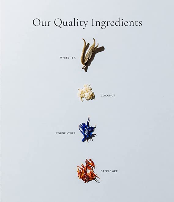 Art of Tea | White Coconut Crème Tea | 50 Eco Friendly Pyramid Tea Bag Sachets