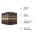 Load image into Gallery viewer, Peet's Coffee, Medium Roast Ground Coffee - Big Bang 63 Ounces (6 Bags of 10.5 Ounces)