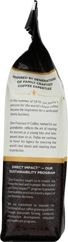 Don Francisco's Premium Vanilla Nut Medium Roast Ground Coffee - 100% Arabica Beans, Perfect for Drip, Pour Over, and French Press - Carefully Sourced, Family-Crafted Since 1870 (12 oz Bag)
