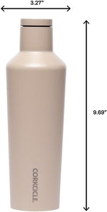 Load image into Gallery viewer, Corkcicle Classic Canteen - Keeps Drinks Cold for 25 Hours - Triple-Insulated Stainless Steel - Dishwasher Safe - Summer Drinkware Gift - Keeps Drinks Ice Cold - 16 oz - Desert