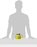 Load image into Gallery viewer, FORLIFE Bell Ceramic Teapot with Basket Infuser, 26-Ounce/770ml, Lime