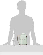 Load image into Gallery viewer, SMEG 50's Retro Style Electric Water Kettle with Automatic Shutoff, Removable Base, and Water Indicator, KLF03PBUS, Pastel Green