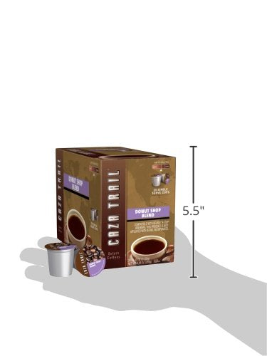 Caza Trail Coffee, Donut Shop Blend, 24 Single Serve Cups