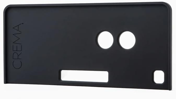 Crema Coffee Products Tamping Mat for Barista Touch | Non-Slip Silicone Protection for Countertops & Portafilters | Precision Fit with Drip Tray & Vent Holes|Easy to Clean,Durable Espresso Tamping Pad