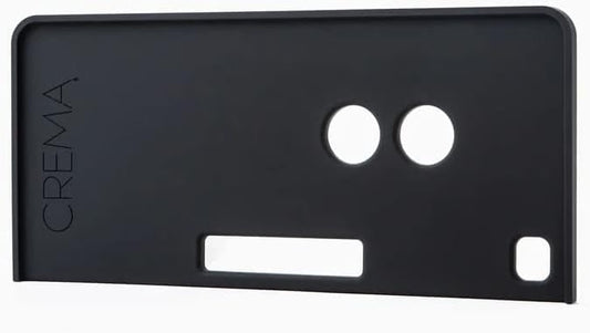 Crema Coffee Products Tamping Mat for Barista Touch | Non-Slip Silicone Protection for Countertops & Portafilters | Precision Fit with Drip Tray & Vent Holes|Easy to Clean,Durable Espresso Tamping Pad