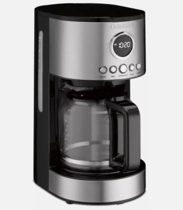 Cuisinart DCC-1220WMFR 12 Cup Coffee Maker, Steel (Renewed), Silver