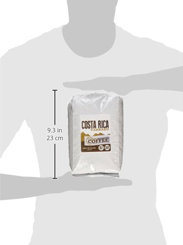 Fresh Roasted Coffee, Costa Rican Tarrazu, 2 lb (32 oz), Medium Roast, Kosher, Whole Bean