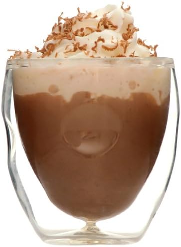 Ozeri Moderna Artisan Series Double Wall Beverage and Espresso Shot Glasses, 2-Ounce, Set of 2