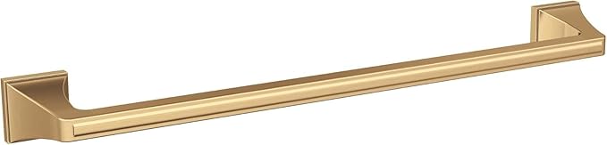 Amerock BH36023CZ | Champagne Bronze Towel Bar | 18 in (457 mm) Towel Rack | Mulholland | Bathroom Towel Holder | Bathroom Hardware | Bath Accessories