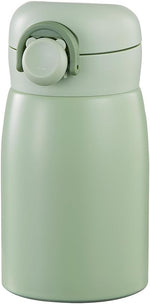 Load image into Gallery viewer, 9 oz Mini Water Bottle Small Stainless Steel Thermoses - Insulated Vacuum, Leak Proof, Keeps Drinks Hot/Cold - Ideal for Coffee, beverage, Water - Green