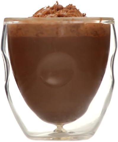 Ozeri Moderna Artisan Series Double Wall Beverage and Espresso Shot Glasses, 2-Ounce, Set of 2