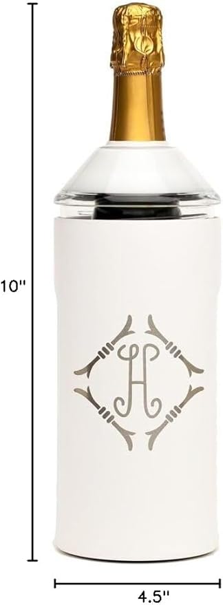 Personalized Vinglacé Wine & Champagne Bottle Chiller - A Unique Customized Gift for Wine Lovers