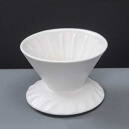 Handmade Black Pour Over Coffee Maker Set, Ceramic Coffee Dripper Brewer Heat Resistant Coffee Pot Decanter ACM01W