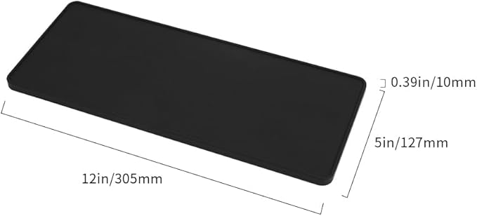 watchget Anti-Slip Silicone Espresso Tamping Mat - Thick 5" x 12" Coffee Tamper Pad - Perfect for Baristas, Home Brewing, and Portafilters - Sturdy, Heat Resistant, Easy to Clean