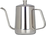 Load image into Gallery viewer, Toyvian Gooseneck Kettle 600ML Metal Coffee Kettle, Coffee Thin Spout, Gooseneck Pitcher, Narrow Spout Pot, Dripper Stainless Steel Water Bottle