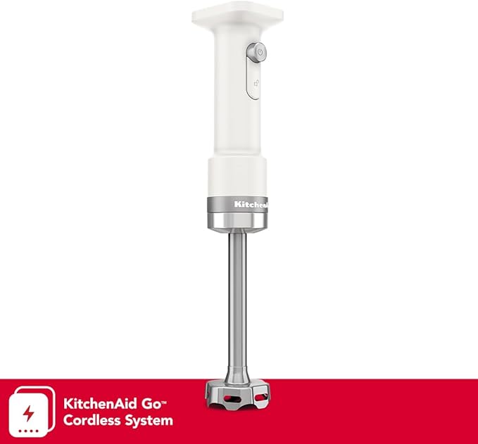 KitchenAid Go™ Cordless Hand Blender - battery sold separately, KHBRV00, Porcelain White