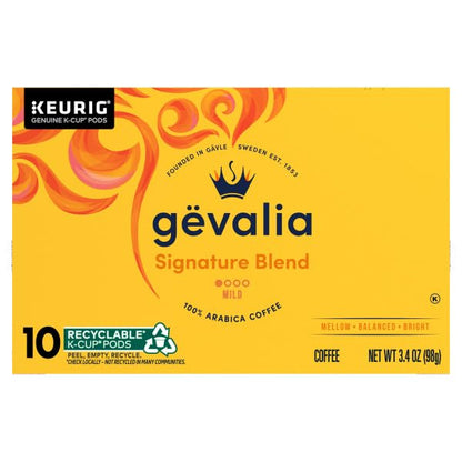 Gevalia Signature Blend Mild Roast K-Cup® Coffee Pods, 10 CT (Pack of 6)