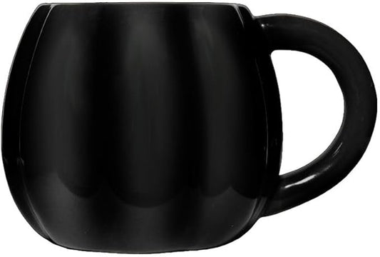 Sweet Water Decor Black Pumpkin Coffee Mug, 19oz Ceramic Fall Mug, Cozy Autumn Home Decor Drinkware for Coffee, Tea & Cider, Microwave & Dishwasher Safe, Fall Gift for Men & Women