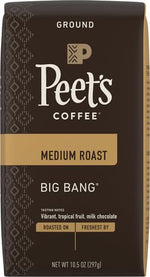 Load image into Gallery viewer, Peet's Coffee, Medium Roast Ground Coffee - Big Bang 10.5 Ounce Bag (Pack of 2)