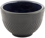 Load image into Gallery viewer, Restaurantware-Tetsubin 5 Ounce Cast Iron Tea Cups, Set Of 2 Hobnail Black Cups - Enamel Coated Interior, Durable, Black Cast Iron Asian Tea Cup, For Homes or Restaurants, Corrosion-Resistant
