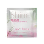 Load image into Gallery viewer, Shine Wellness Organic Tea Blend (100 Enveloped Pyramid Sachets w/String &amp; Tag) | Rooibos, Rosehips, Hibiscus, Tulsi, Haritaki | Fairtrade and Kosher | Gives Back 100% of Profits