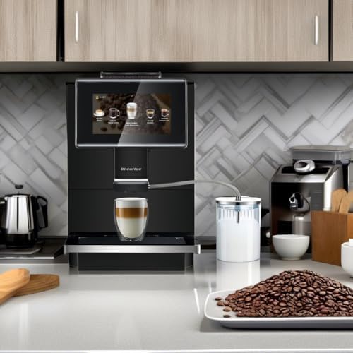 C11L Fully Automatic Espresso Machine – 15 Hot & Cold Coffees, Auto Clean Latte Go Milk System, Silent Brew, Quick Start, Ceramic Grinder （Black）