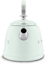 Load image into Gallery viewer, SMEG Retro Stovetop Whistling Kettle – 2.4Q (Pastel Green)