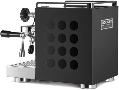 Rocket Espresso Appartamento Nera Espresso Machine and Eureka Mignon Notte Grinder Bundle (Black)