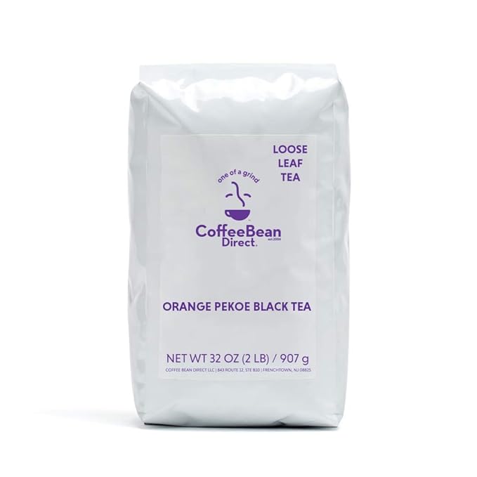 Coffee Bean Direct Orange Pekoe Loose Leaf Black Tea, 2 Pound Bag