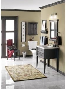 Moen YB2218ORB Brantford Collection 18-Inch Single -Towel Bar, Oil Rubbed Bronze