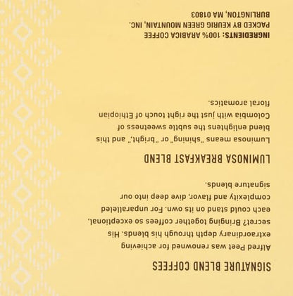 Peet's Coffee K-Cup Pack Colombia Luminosa, 10ct