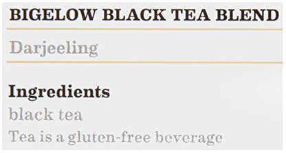 Bigelow Darjeeling Blend Tea 28-Count Boxes (Pack of 6) Full Caffeine Premium Black Tea Bold and Antioxidant-Rich Full Caffeine Black Tea in Foil-Wrapped Bags