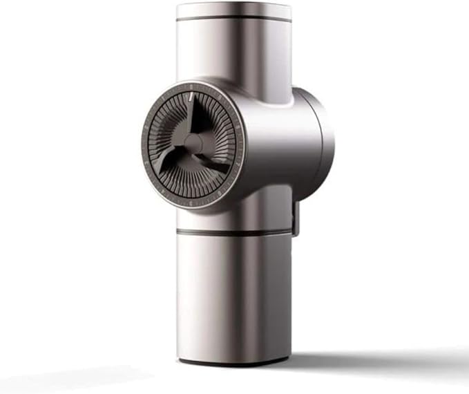 Pietro Manual Coffee Grinder - Made in Italy - By Fiorenzato (Silver)