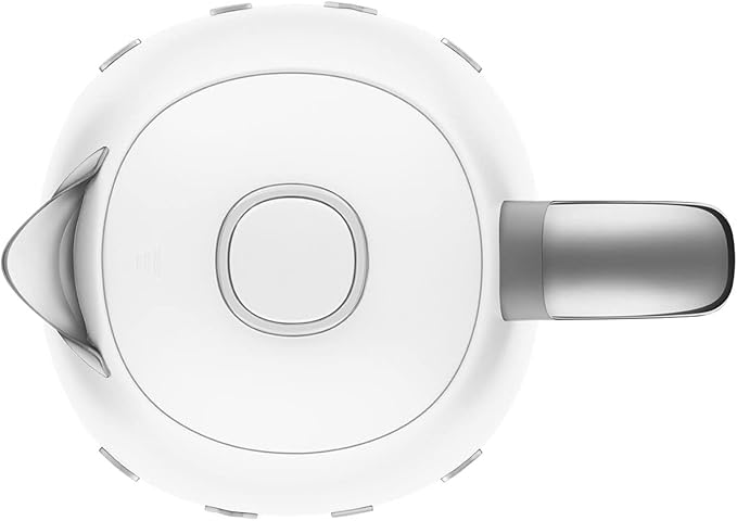 SMEG KLF03 7 Cup Electric Water Kettle, Retro-Style, Soft-Opening Lid, Auto Shut-Off, 360° Swivel Base – White