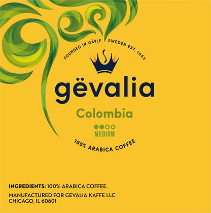 Gevalia Colombia Medium Roast 100% Arabica Keurig K-Cup Coffee Pods (12 ct Box)