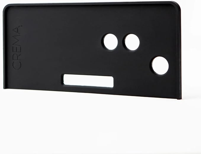 Crema Coffee Products Tamping Mat for Barista Express |Non-Slip Silicone Protection for Countertops & Portafilters|Precision Fit with Drip Tray & Vent Holes|Easy to Clean,Durable Espresso Tamping Pad