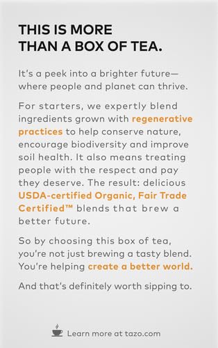 TAZO Tea Bags, Black Tea, Regenerative Organic Chai Tea, 16 Count (Pack of 2)