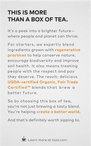 TAZO Organic Chai Black Tea Bags, Caffeinated tea, 16 Total Bags