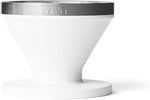 Load image into Gallery viewer, YETI Pour Over Coffee Maker Accessory Ramblers, Designed for Perfect Coffee Extraction Anywhere, Stainless Steel, fits any V60 Filter, White