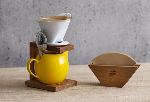 Zero Japan - Bee House Pour Over Coffee Dripper - Lead-Free & Cadmium-Free Ceramic Coffee Maker with Elegant Peek Hole, Drip Cone Brewer Coffee Gifts, Brewing Accessories - Coral Pink, Standard Size