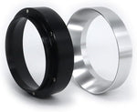 Load image into Gallery viewer, 1pc Espresso Dosing Funnel 51/53/58mm Coffee Dosing Ring Aluminum Espresso Distribution Coffee Tool For Home Coffee Bar Shop College Dorm Room Apartment Essential Coffee Accessories (51mm, Black)