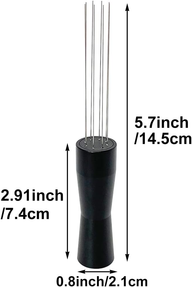 Espresso Coffee Stirrer, Needle Coffee Tamper Distributor Hand Stirrer Tool for Coffee Powder Stirring Distribution Barista WDT Tool Stainless Steel Mini Whisk Espresso Tools