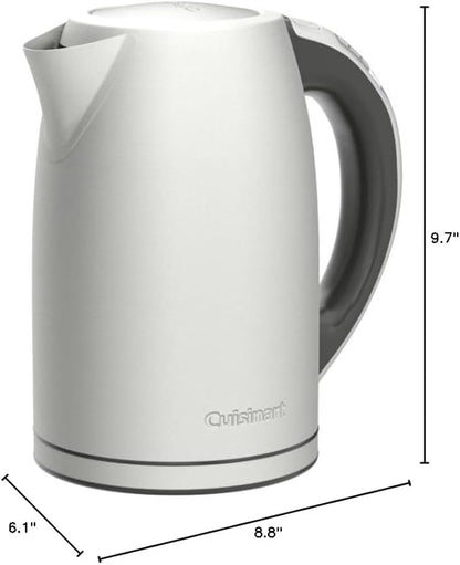 Cuisinart 1.7-Liter Stainless Steel Cordless Electric Kettle with 6 Preset Temperatures