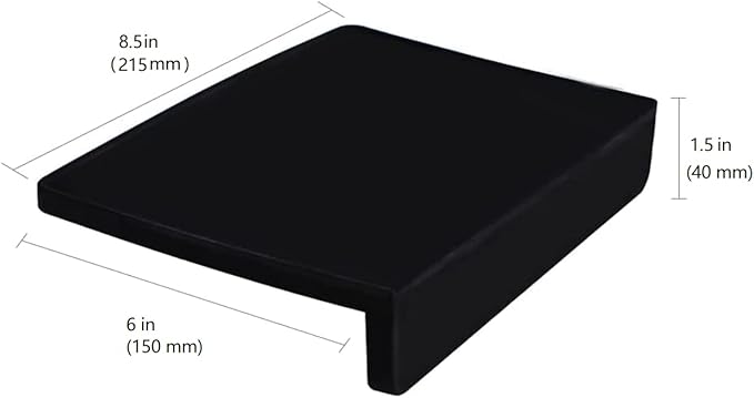 Espresso Tamper Mat, Black Silicone Food Grade Pad 8 X 6 Inch Coffee Tamping Mat, Coffee Tamp Station, Espresso Accessory, Waterproof and Heat Resistant (Black)