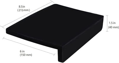 Espresso Tamper Mat, Black Silicone Food Grade Pad 8 X 6 Inch Coffee Tamping Mat, Coffee Tamp Station, Espresso Accessory, Waterproof and Heat Resistant (Black)