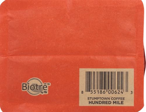 Stumptown Coffee Roasters, Medium Roast Organic Whole Bean Coffee - Hundred Mile, Flavor Notes of Jam and Toffee, 24 Ounces (2 Bags of 12 Ounces)